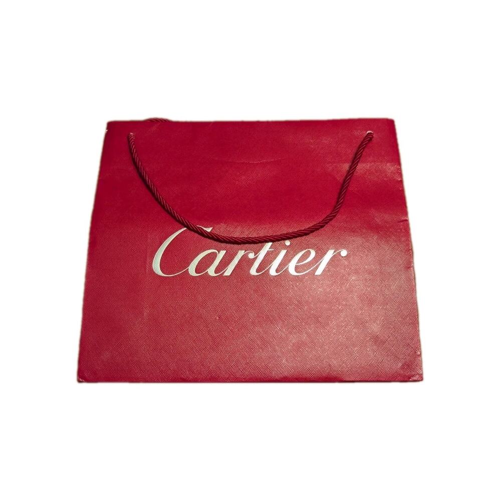 Cartier Empty Shopping Bag 12.5”x 11”x 4.5" Red
